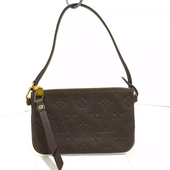 Louis Vuitton  LEATHER TOTE AND POUCH BAG - Picture 6 of 11